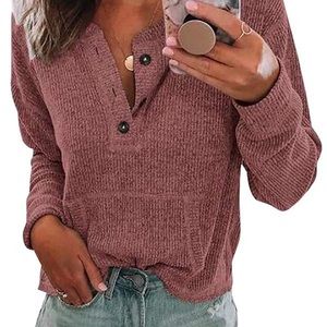 Purple v neck sweater